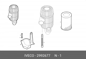 Воздушный фильтр 2992677 IVECO