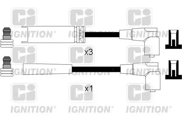 Ккомплект проводов зажигания XC1080 QUINTON HAZELL