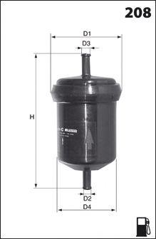 Топливный фильтр ELE6004 MECAFILTER