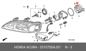 Деталь 33107S0AJ01 HONDA