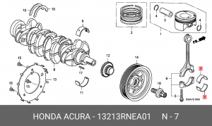 Вкладыши шатунные 13213RNEA01 HONDA