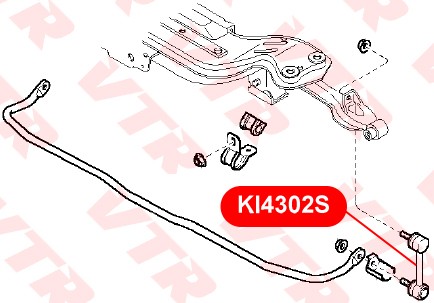 Стойка стабилизатора KI4302S VTR