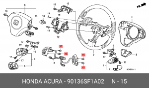 Деталь 90136SF1A02 HONDA
