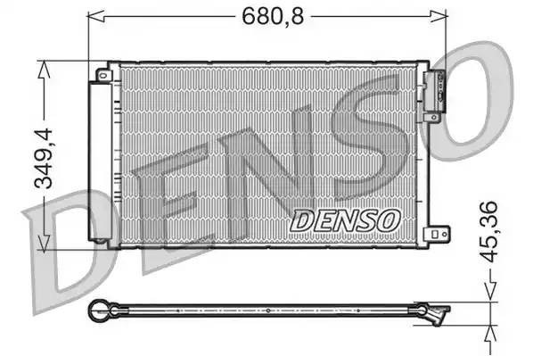 Конденсатор, кондиционер DCN09300 DENSO