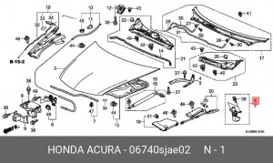 Деталь 06740SJAE02 HONDA