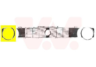 Решетка радиатора 5810512 VAN WEZEL