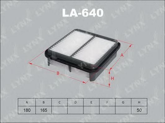 Фильтр воздушный LA-640 LYNXAUTO