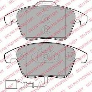 Колодки тормозные дисковые LP2110 DELPHI