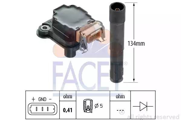 Катушка зажигания 9.6322 FACET