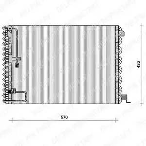 Конденсатор, кондиционер TSP0225076 DELPHI
