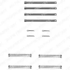 Комплектующие, колодки дискового тормоза LX0097 DELPHI