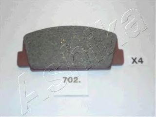 Комплект тормозных колодок, диско 5007702 ASHIKA