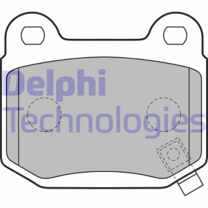 Комплект тормозных колодок, диско LP1839 DELPHI