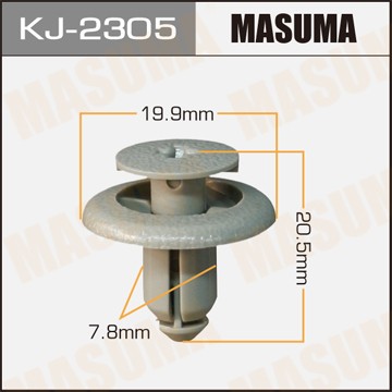 Клипса крепежная KJ2305 MASUMA