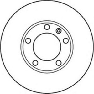 Тормозной диск 562190B BENDIX JURID