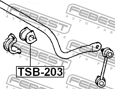 Втулка стабилизатора TSB-203 FEBEST