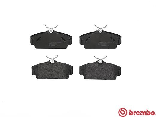 Комплект тормозных колодок, диско P56036 BREMBO
