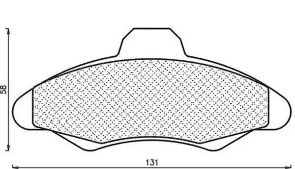 Комплект тормозных колодок, диско 430216170286 MAGNETI MARELLI