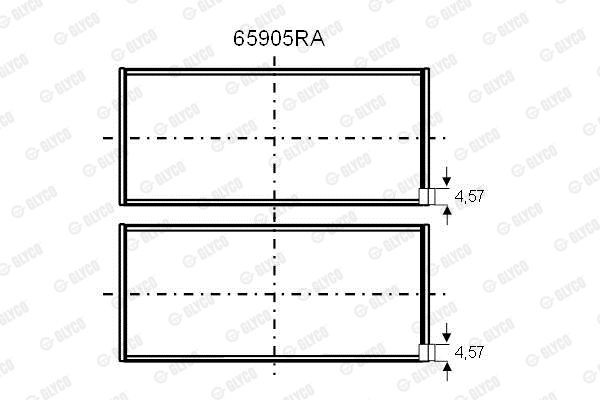 Подшипник 65905RA GLYCO