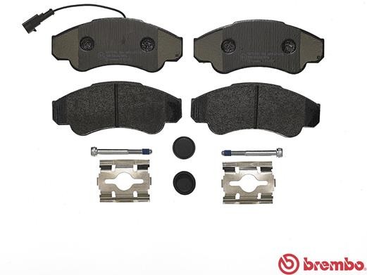 Комплект тормозных колодок, диско P23092 BREMBO