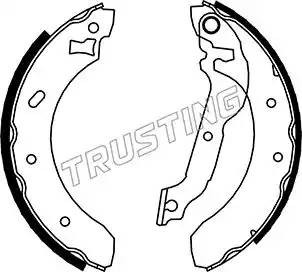 Комплект тормозных колодок 040134 TRUSTING
