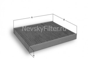 Фильтр салона NF6199 NEVSKY FILTER