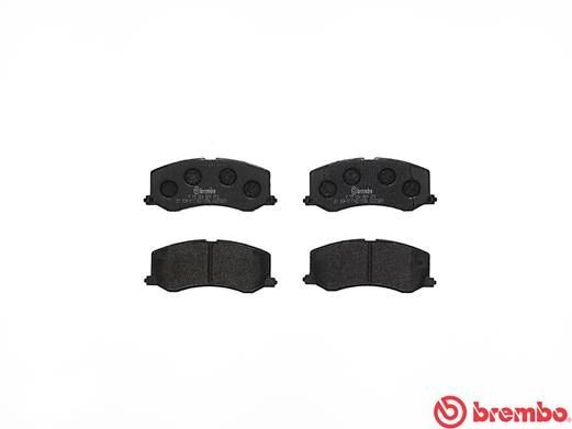 Комплект тормозных колодок, диско P79004 BREMBO
