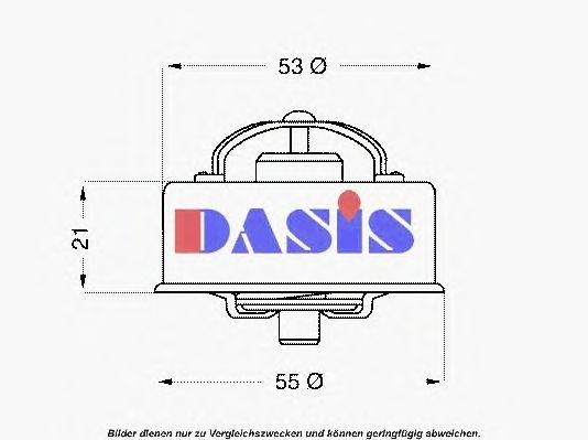 Термостат, охлаждающая жидкость 750412N AKS DASIS