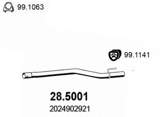 Выпускной трубопровод 285001 ASSO