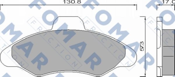 Колодки тормозные дисковые 51432481 ROULUNDS BRAKING