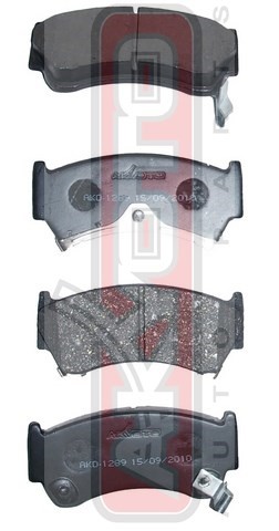 Колодки тормозные дисковые AKD-1289 AKYOTO