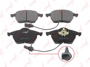 Колодки тормозные дисковые BD-1216 LYNXAUTO