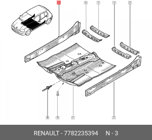 Деталь 7782235394 RENAULT