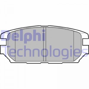 Комплект тормозных колодок, диско LP921 DELPHI