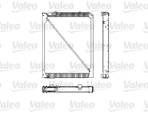 Радиатор, охлаждение двигател 733485 VALEO PHC