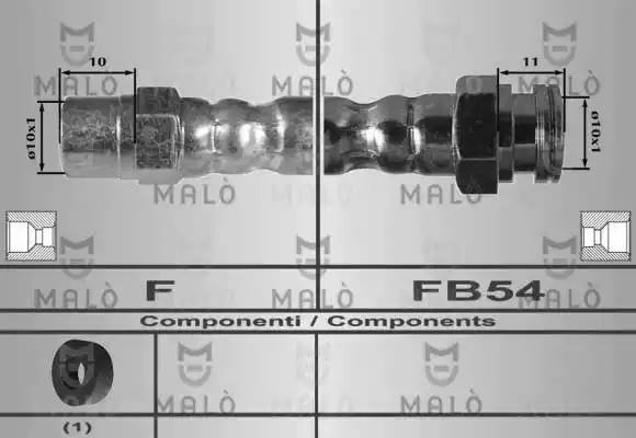 Тормозной шланг 80247 MALO