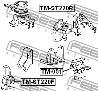 Подушка двигателя TM-ST220R FEBEST