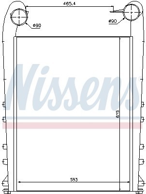 Интеркулер 97058 NISSENS