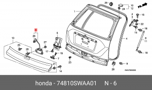 Деталь 74810SWAA01 HONDA