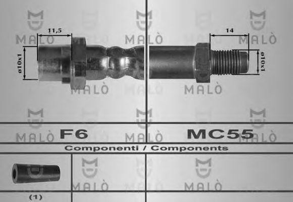 Тормозной шланг 80336 MALO