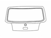 Заслонка багажника /  помещения для груза 5888600 VAN WEZEL