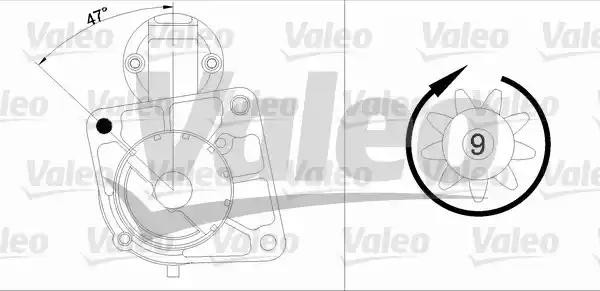 Стартер 458162 VALEO PHC