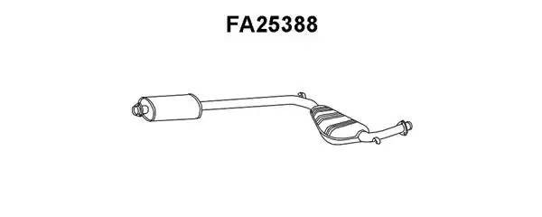 Предглушитель выхлопных газов FA25388 VENEPORTE