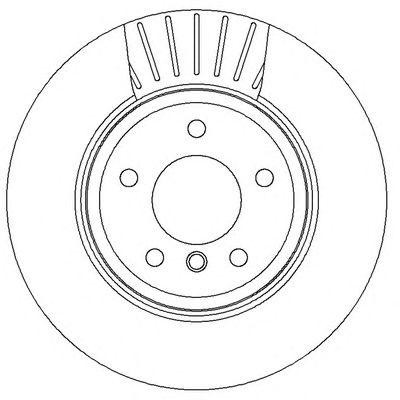 Тормозной диск 562319B BENDIX JURID