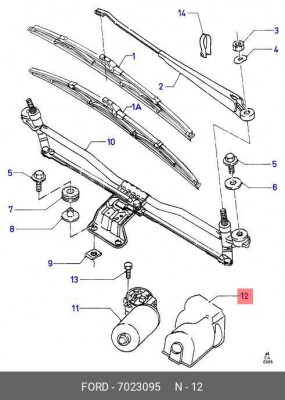 Покрышка 7 023 095 FORD
