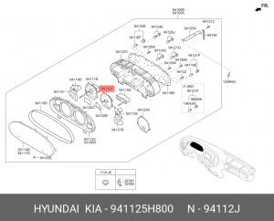 Деталь 941125H800 HYUNDAI KIA