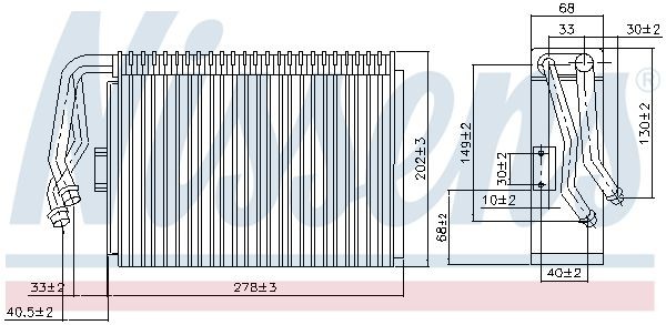 Испаритель, кондиционер 92097 NISSENS