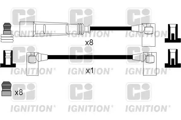 Ккомплект проводов зажигания XC991 QUINTON HAZELL