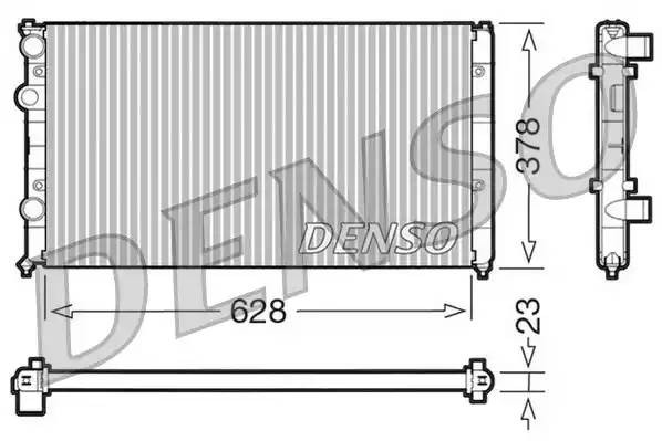Радиатор, охлаждение двигател DRM32035 DENSO
