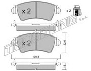 Комплект тормозных колодок, диско 322.0 TRUSTING